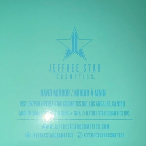 Jeffree Star Blue Nine Lives Cat Spring Box Exclusive Hand Mirror NEW BOX 2024